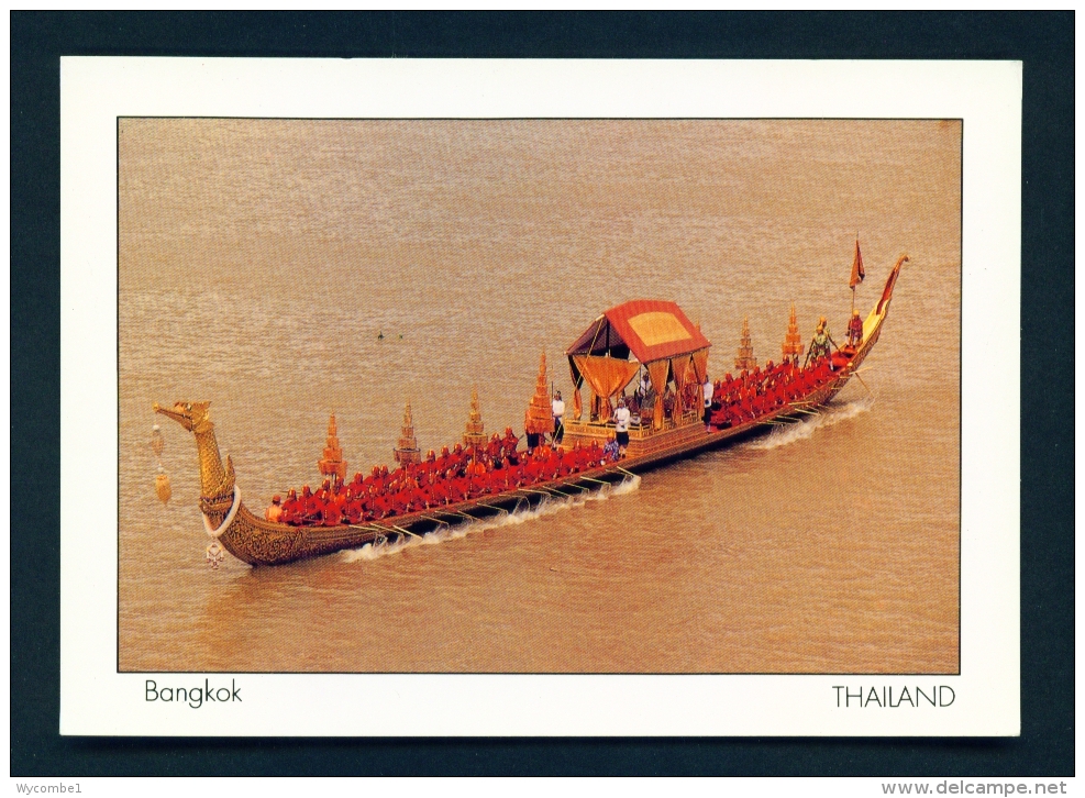 THAILAND  -  Bangkok  The Royal Barge  Unused Postcard - Tailandia