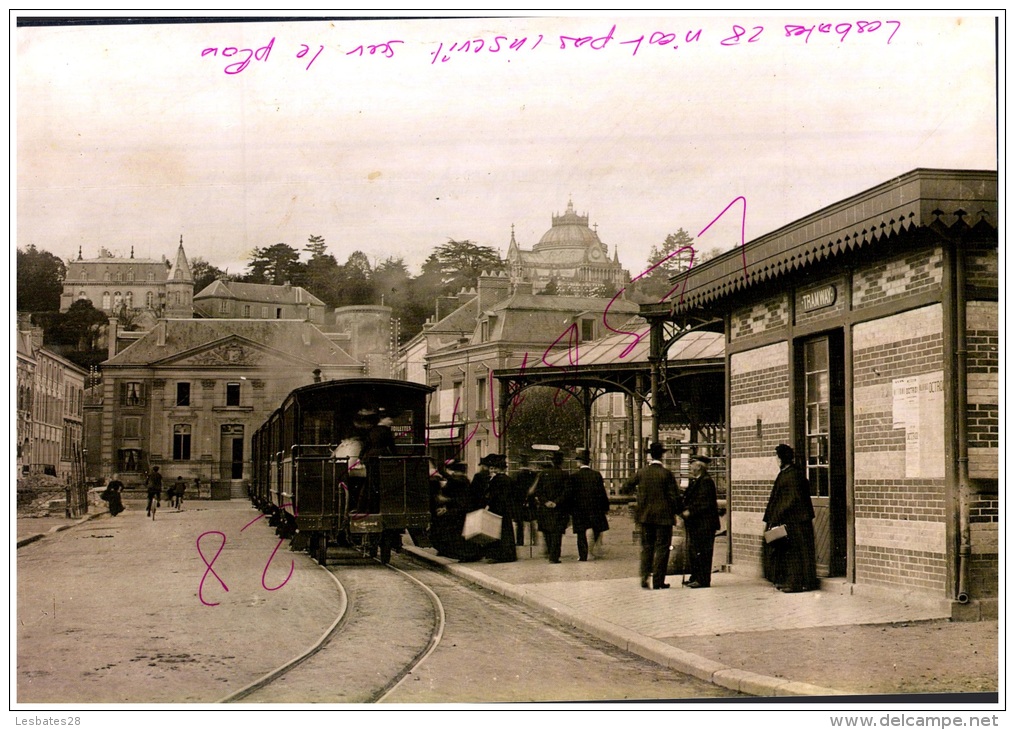 CALENDRIER 1996  FORMAT A4  = DREUX TRAMWAY Rue Du Palais De Justice Vers 1910  Bien Animé  "Classeur" - Big : 1991-00