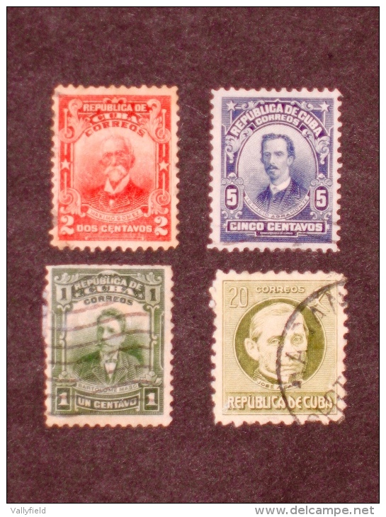 CUBA     1911-18     LOT# 3 - Usados