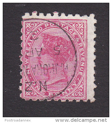 New Zealand, Scott #61, Used, Queen Victoria, Issued 1882 - Used Stamps