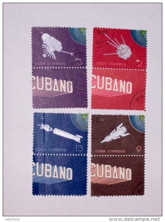 CUBA     1964    LOT# 14   SATELLITE & GLOBE - Used Stamps