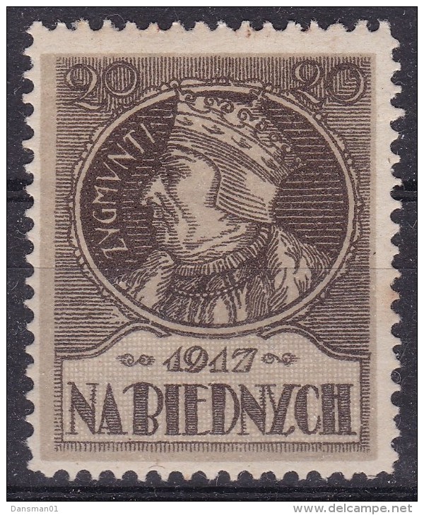 POLAND Nabienych Label Mint Hinged - Vignette