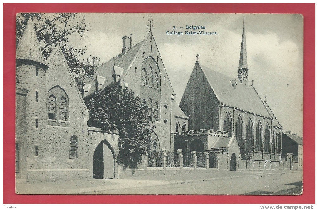 Soignies - Collège Saint-Vincent - 1912 ( Voir Verso ) - Soignies