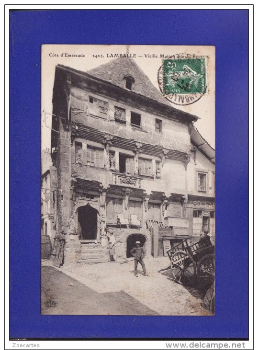 LAMBALLE Maison Du Bourreau 1 Gars 1909 ( TTB ETAT) Zz640) - Lamballe