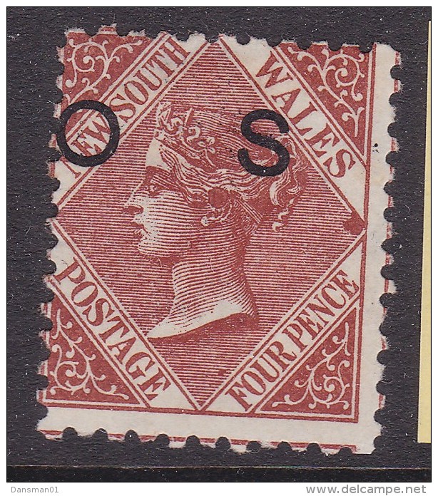 New South Wales SG O26 W.40 Cat.£45 Mint Hinged - Mint Stamps