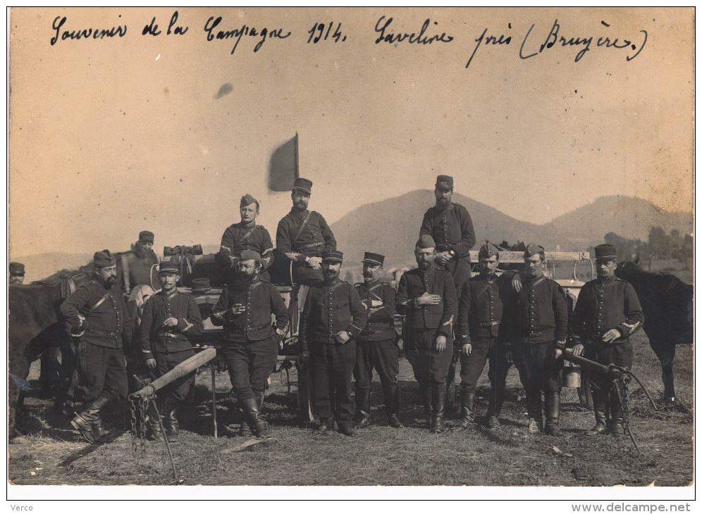 Carte Postale Ancienne De LAVELINE Devant BRUYERES - Autres & Non Classés