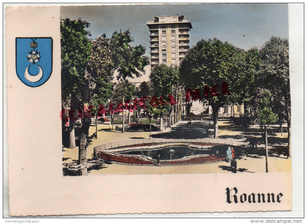 42 - ROANNE - LE GRATTE CIEL ET LES PROMENADES - Roanne