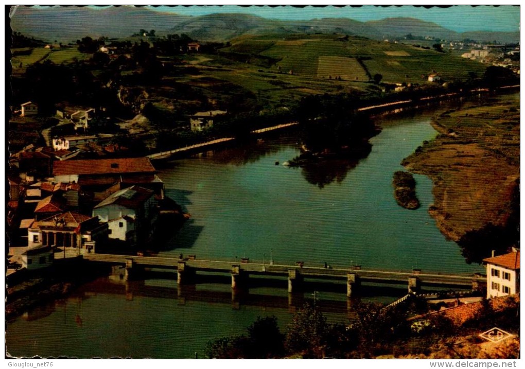 64-BEHOBIE..LE PONT SUR LA BIDASSOA....CPSM GRAND FORMAT - Béhobie