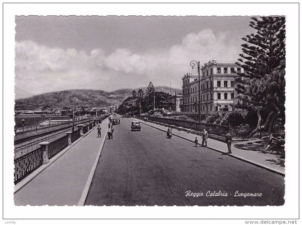 Italie Reggio Calabria Lungomare Promenade Le Long De La Mer - Reggio Calabria