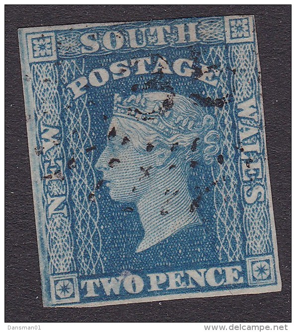 New South Wales 1856 SG 113c Cat.£70 Used (colour Opinion Only) Wmk 5 - Usados