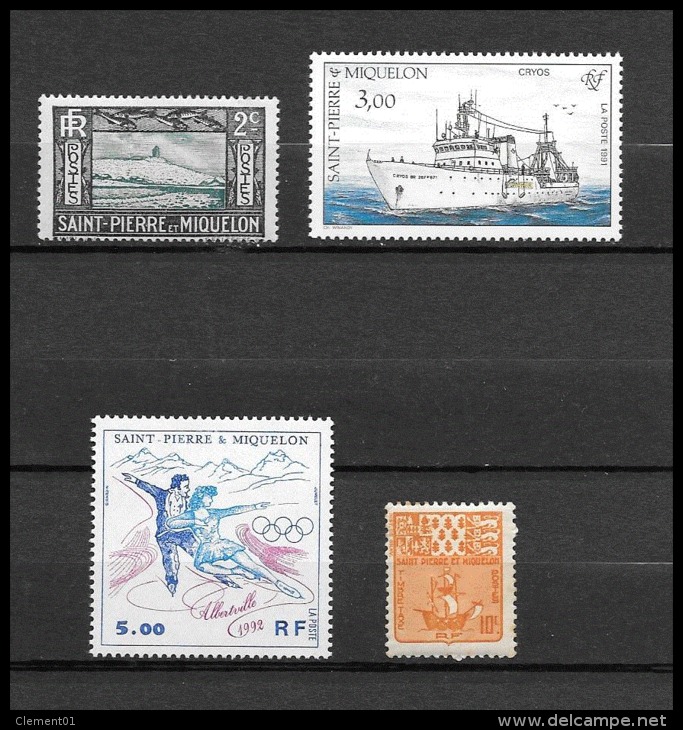 ST Pierre Et Miquelon ** - Collections, Lots & Series