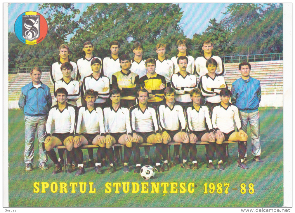 Romania - Soccer - Sportul Studentesc 1987- 88 - Football - Foto 200x150mm - Sport
