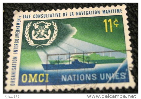 United Nations 1964 Inter-Governmental Maritime Consultative Organization Or I.M.C.O. 11c - Used - Oblitérés
