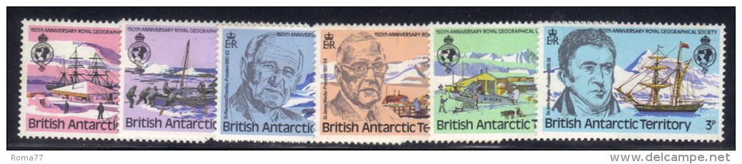 Z742 - ANTARTIC 1980 , Serie N. 90/95  *** MNH . Royal Geographical - Nuovi