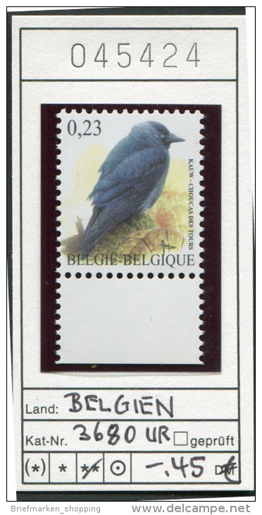 Buzin - Belgien - Belgique - Belgie - Belgium - COB 3625 -  ** Mnh Neuf Postfris (Michel 3680) - Dohle - Kauw - 1985-.. Birds (Buzin)