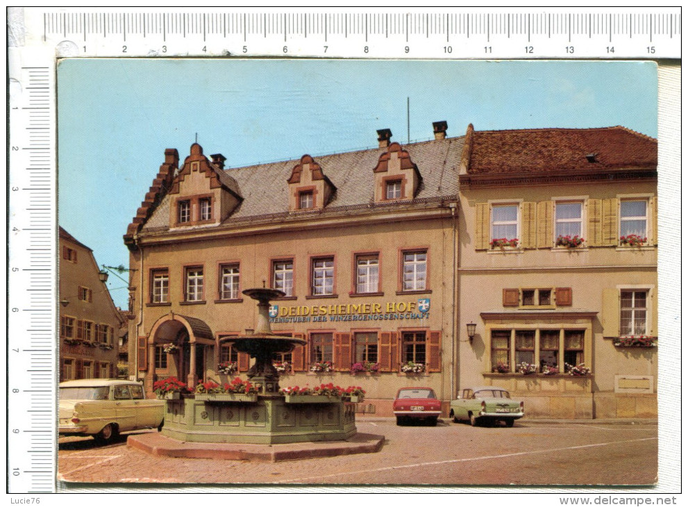 DEIDESHEIMER    HOF   -  HOTEL   U.  Naturweinstuben  -  Véhicules   Anciens - Deidesheim