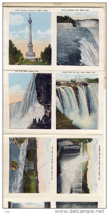 NIAGARA FALLS, Souvenir Folder, Carnet,  30 different views, Carte Systeme unused