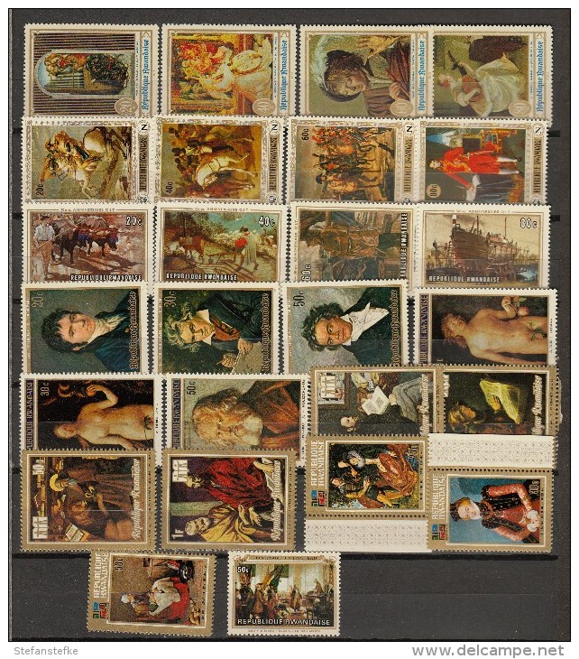 RWANDA COLLECTION  ART ** MNH  (zie Scan ) - Collections