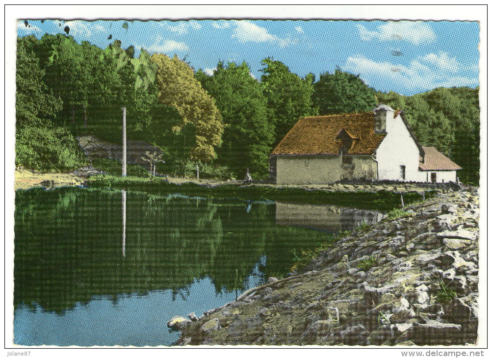 CPSM  15  SAINT MAMET       1974      ETANG ET MOULIN DE VIC - Saint-Mamet-la-Salvetat