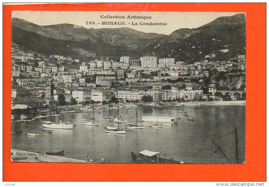 MONACO - La Condamine (oblitérée, écrite)(bâteaux) - La Condamine