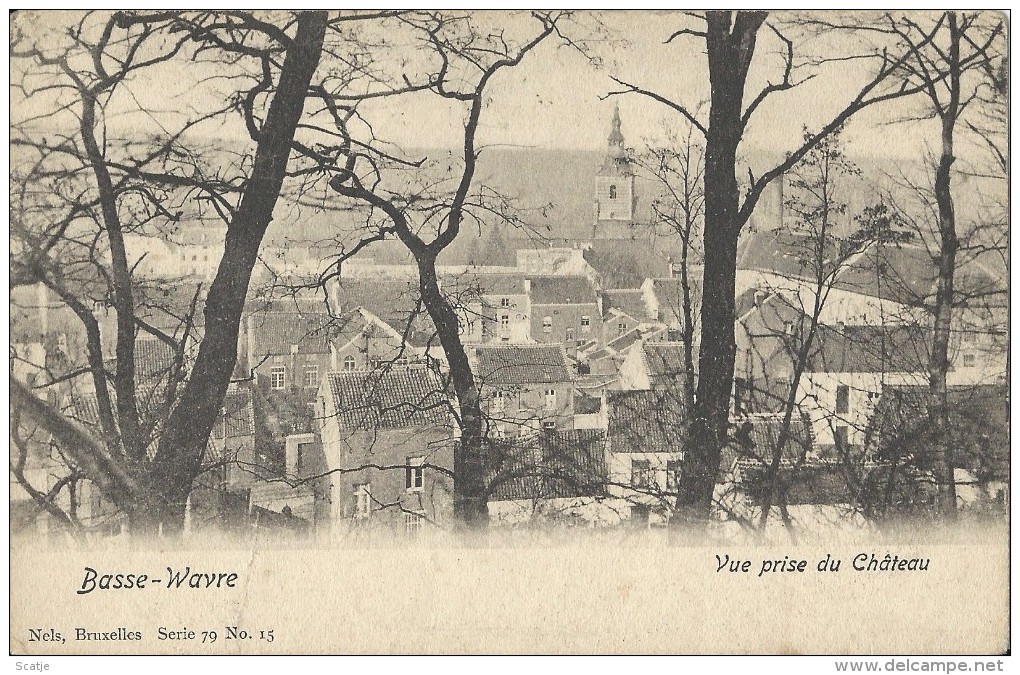 Basse-Wavre.  -    Vue Prise Du Château;  1913 - Wavre