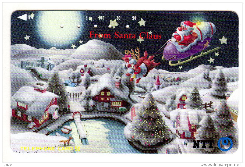 PERE NOEL SANTA CLAUSS CARTE JAPON - Noel