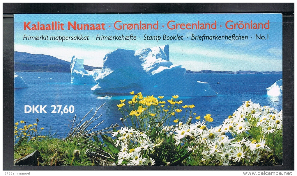 GROENLAND CARNET AVEC N°72b, 89a, 114 Et 177 N** (carnet N°177) - Postzegelboekjes