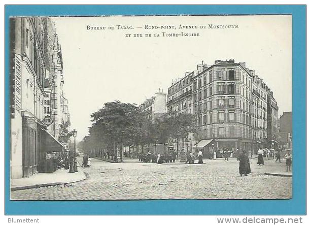 CPA Bureau De Tabac - Rond-Point Avenue De Montsouris Et Rue De La Tombe Issoire PARIS XIVème - Distrito: 14