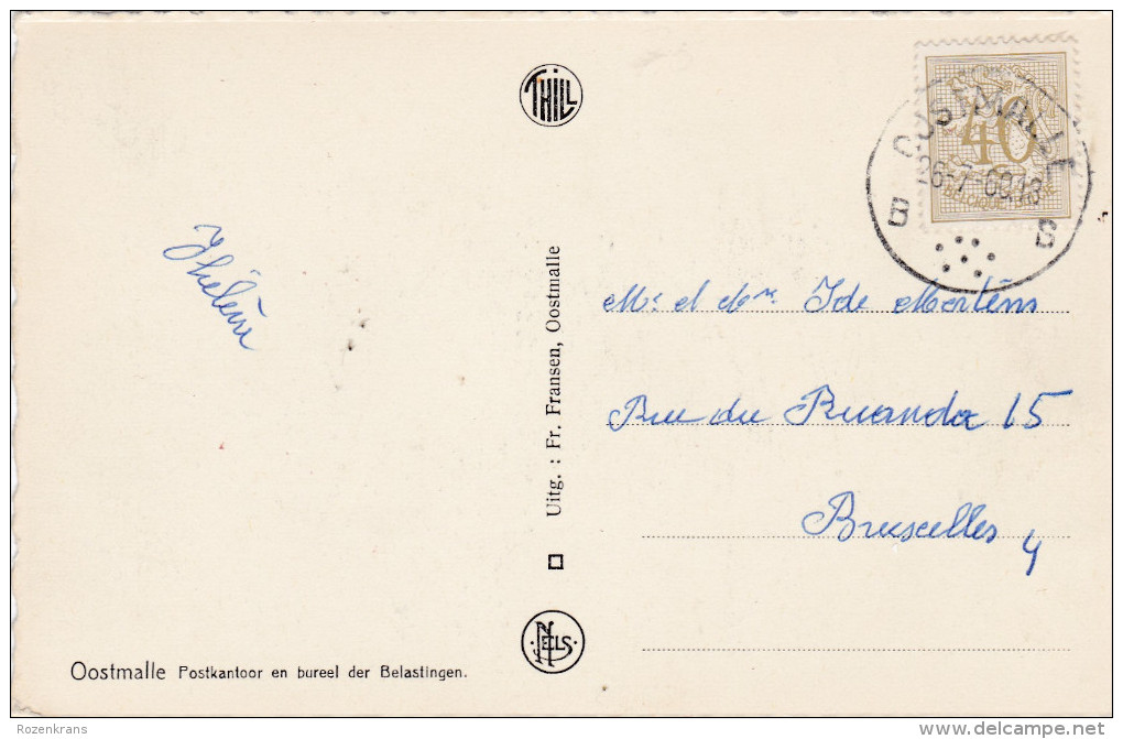 Oostmalle Postkantoor En Bureel Der Belastingen - Post - Poste 1960 Kempen - Malle