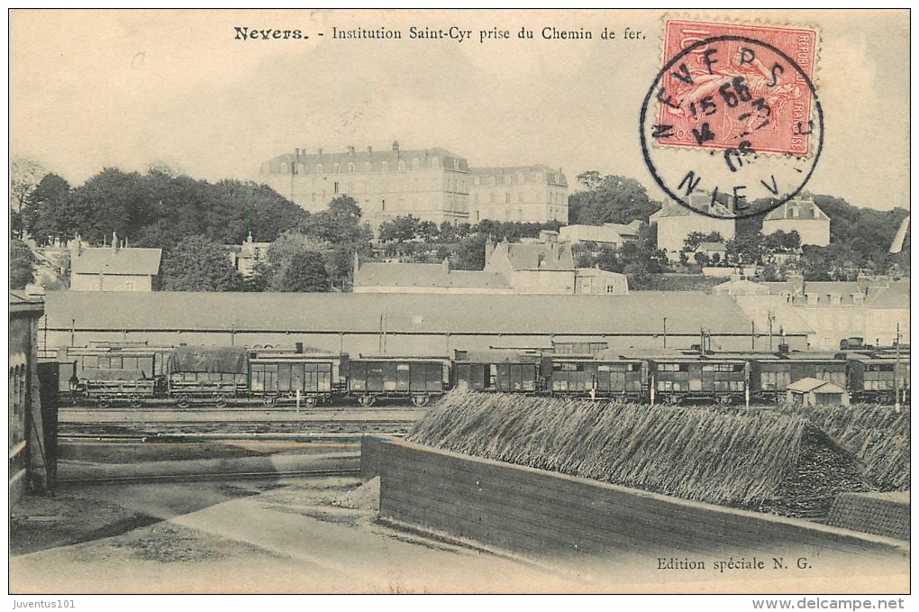 CPA Nevers-Institution Saint Cyr Prise Du Chemin De Fer  L 2025 - Nevers