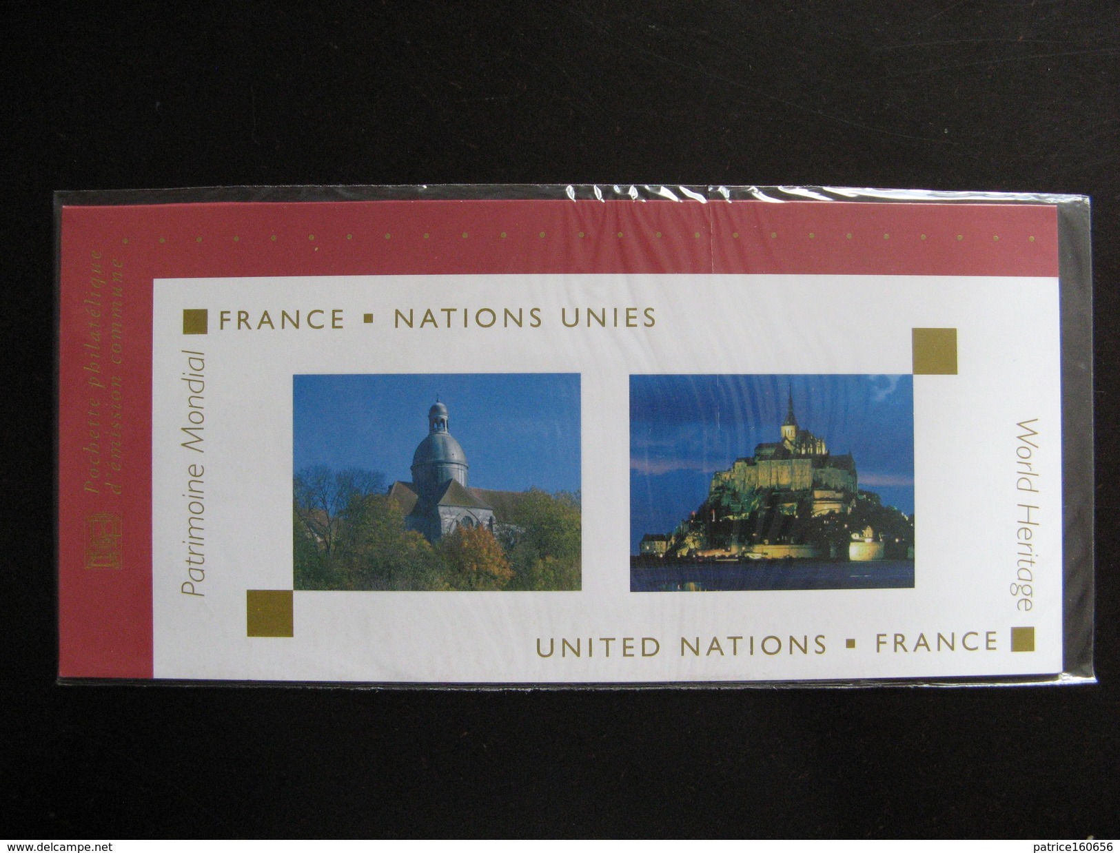 TB Pochette D´émissions Commune: Nations Unies - France : P 3923 De 2006 , Neufs XX. Patrimoine Mondial .Avec Timbres. - Other & Unclassified