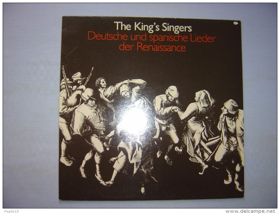 Vinyle---KING'S SINGERS : Deutsche Und Spanische Lieder Der Renaissance - Autres - Musique Allemande