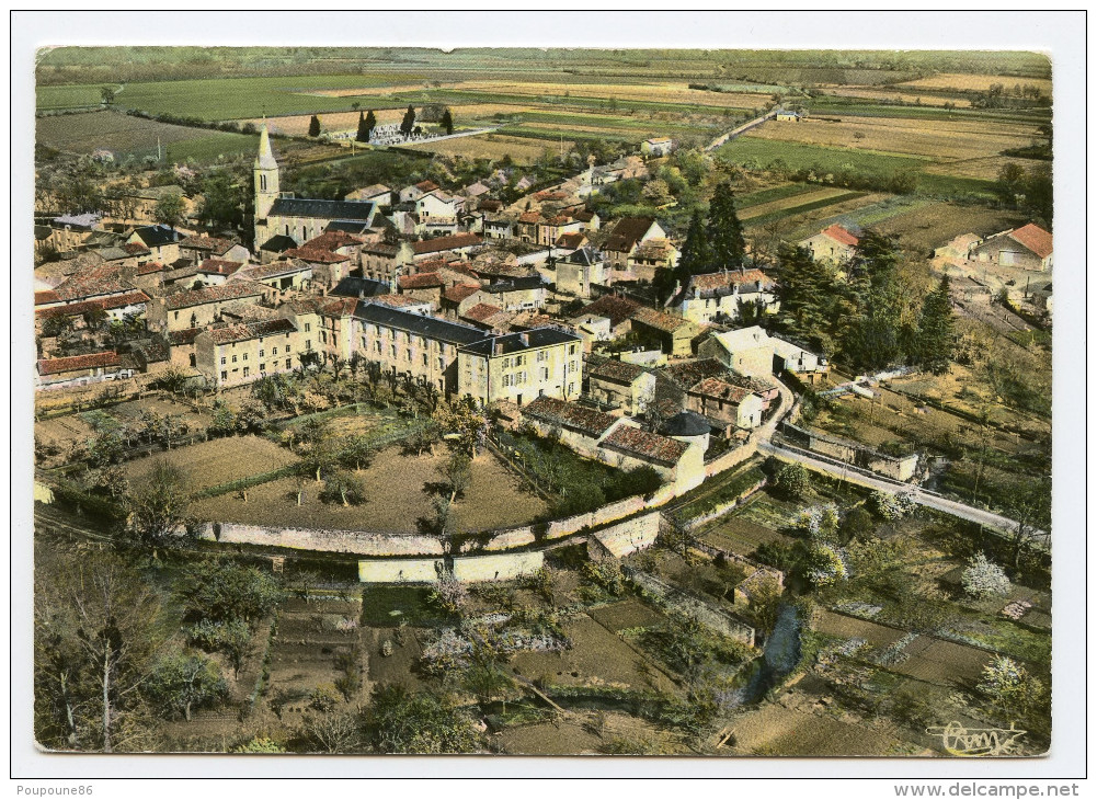 86 CPSM   NIEUIL-L'ESPOIR - VUE GENERALE AERIENNE - - Autres & Non Classés