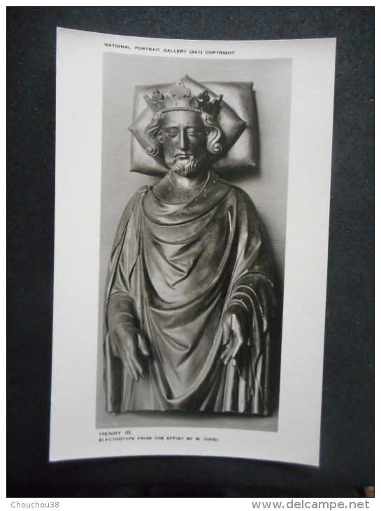 CPDM - ANGLETERRE - LONDRES National Portrait Gallery "HENRI III - Effigy By W TOREL" - Sonstige & Ohne Zuordnung