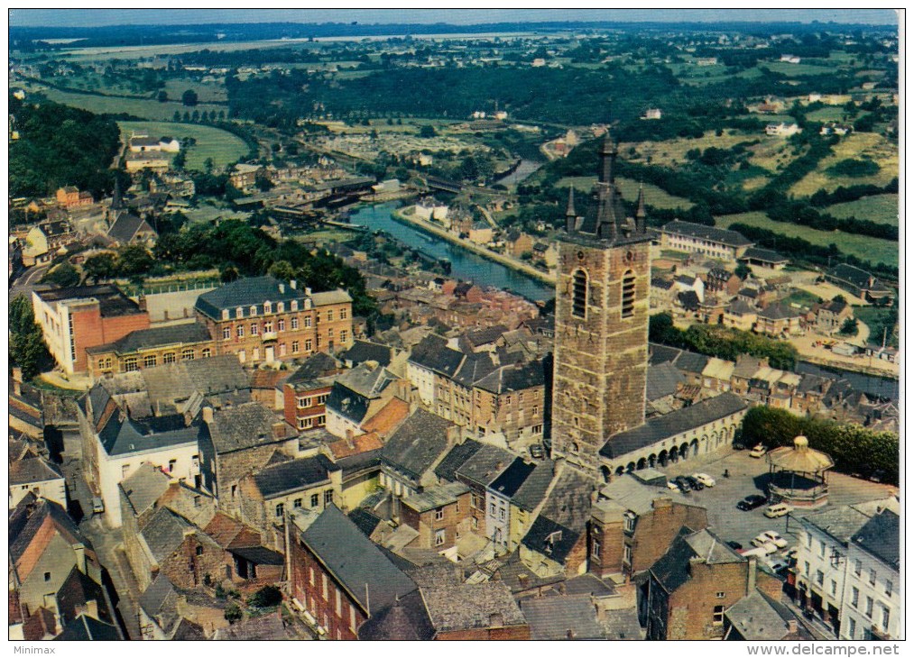 Thuin - Vue Aérienne - Panorama Ville Haute - Thuin