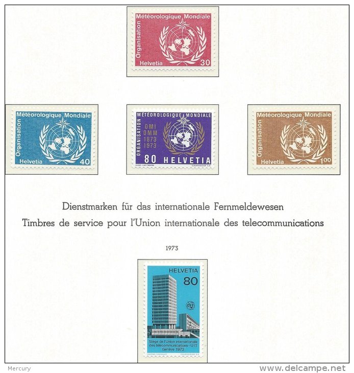 SUISSE - Lot de services neufs et oblitérés de 1955/94 - 26 scans