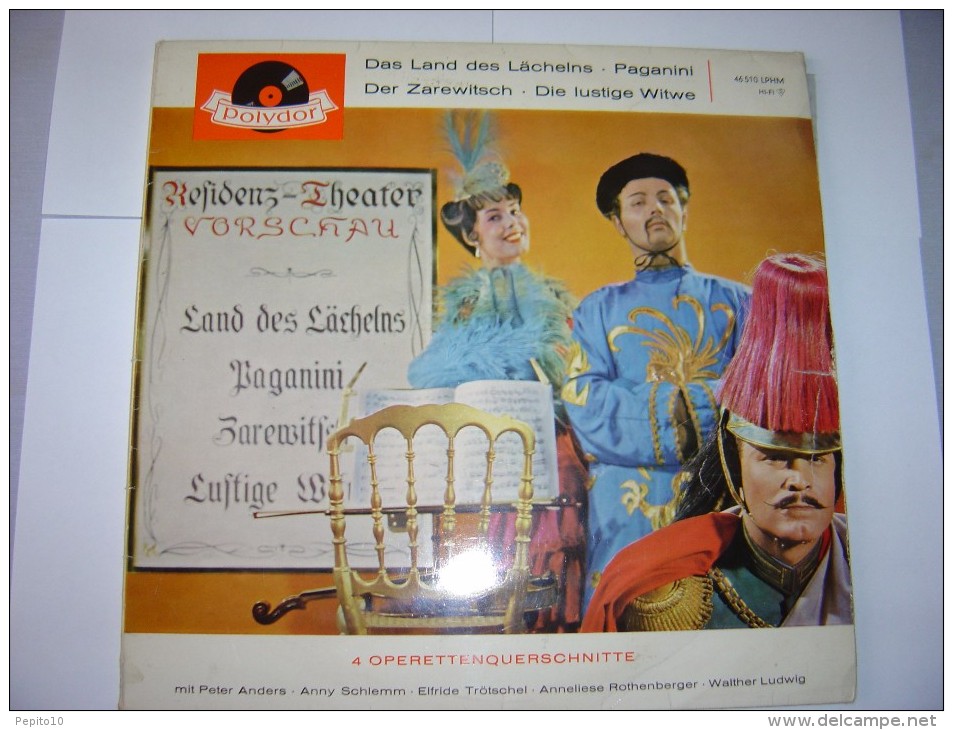 Vinyle--4 Operetten : Das Land Des Lächelns Etc - Andere - Duitstalig