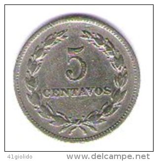 El Salvador 5 Centavos 1966 - El Salvador