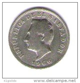 El Salvador 5 Centavos 1966 - El Salvador