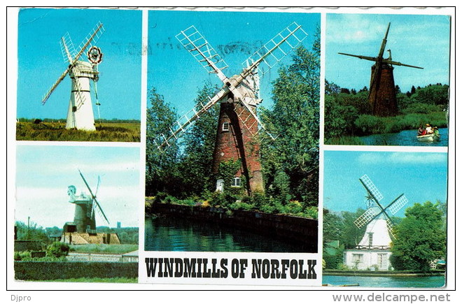 Windmills Of Norfolk   Molen / Miulin - Norwich