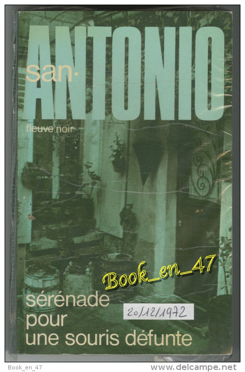 {74465} San-Antonio, Sérénade Pour Une Souris Défunte. 20/12/1972 . " En Baisse " - San Antonio