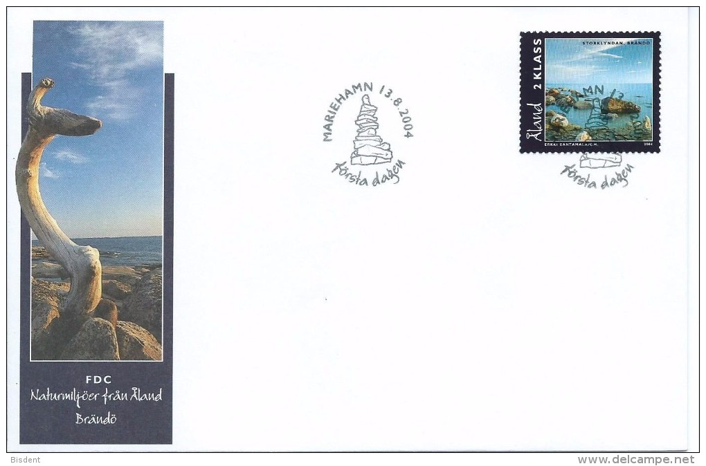 Aland FDC 2004 Brändö Storklyndan - Aland