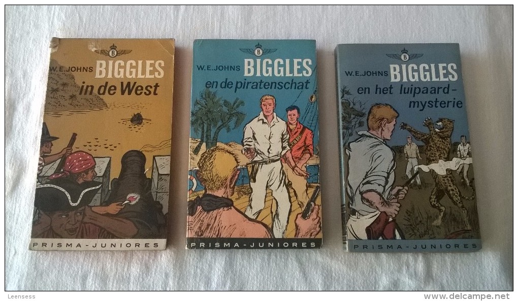 W. E Johns, Biggles (3 Boeken) - Juniors