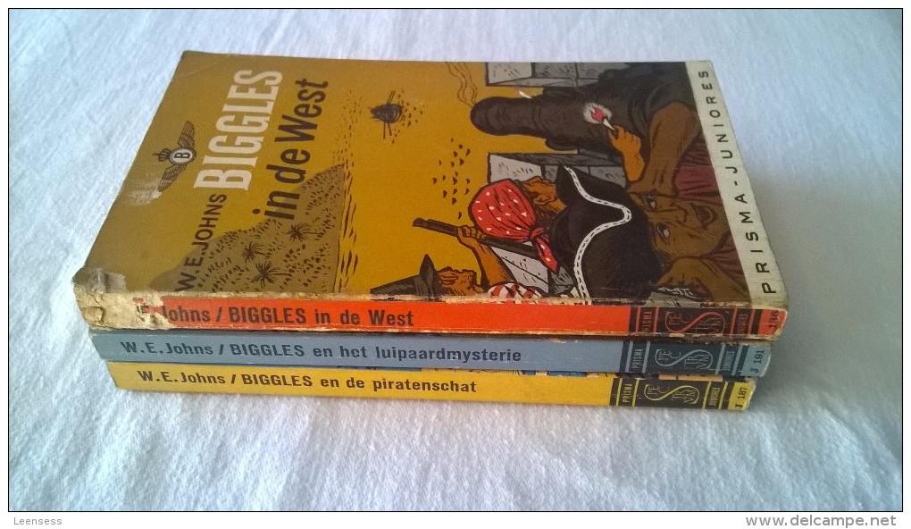 W. E Johns, Biggles (3 Boeken) - Juniors