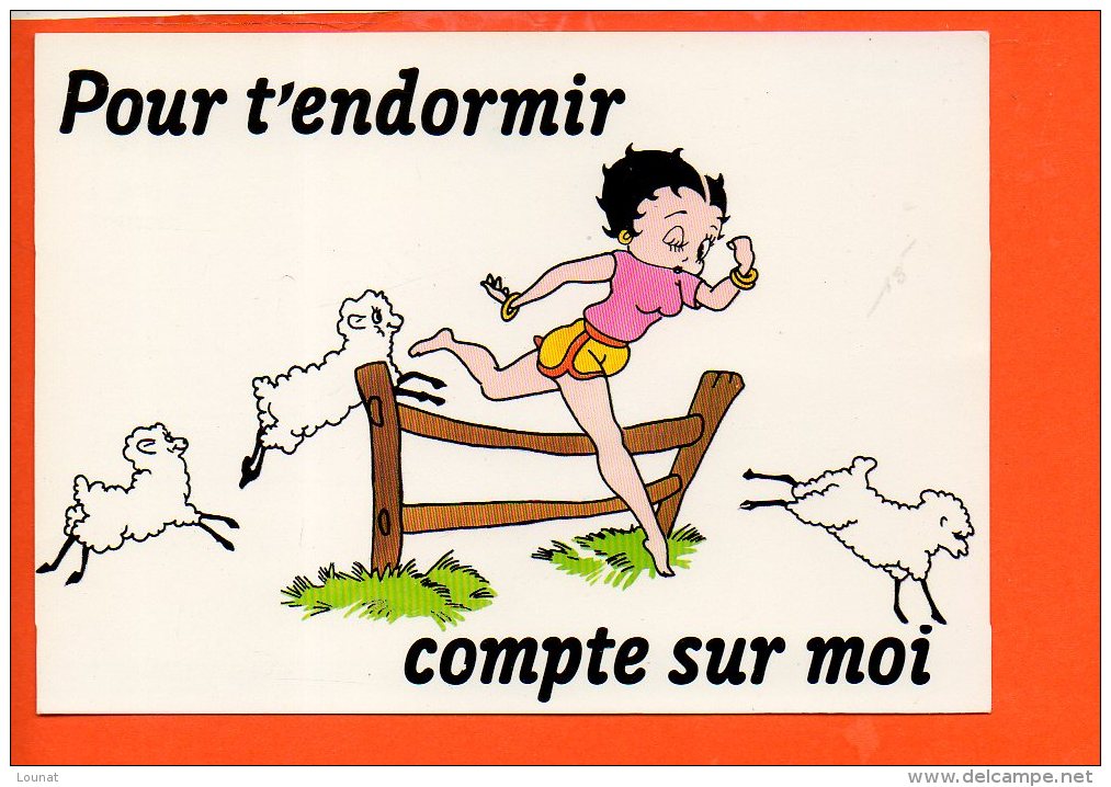 BETTY BOOP - N°21 - Pour T'endormir Compte Sur Toi - Editions Dalix (non écrite)(moutons) - Fumetti