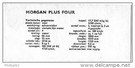 Automobiles Rétros. Photo De Voiture Ancienne. Morgan Plus Four : Caractéristiques Techniques De La Voiture. - Voitures