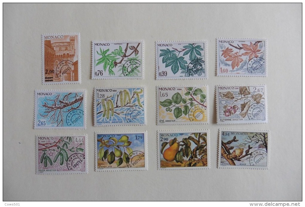 Monaco :Préoblitérés :12 Timbres Neufs - Collections, Lots & Series