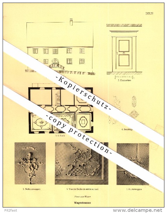 Photographien / Ansichten , 1928 , Diessenhofen Und Wagenhausen , Thurgau , Prospekt , Architektur , Fotos !!! - Diessenhofen