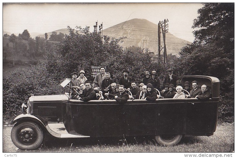 Transports - Carte-Photo  - Automobile Autobus Autocar - Lourdes Cauterets  - Excursion - Autobus & Pullman