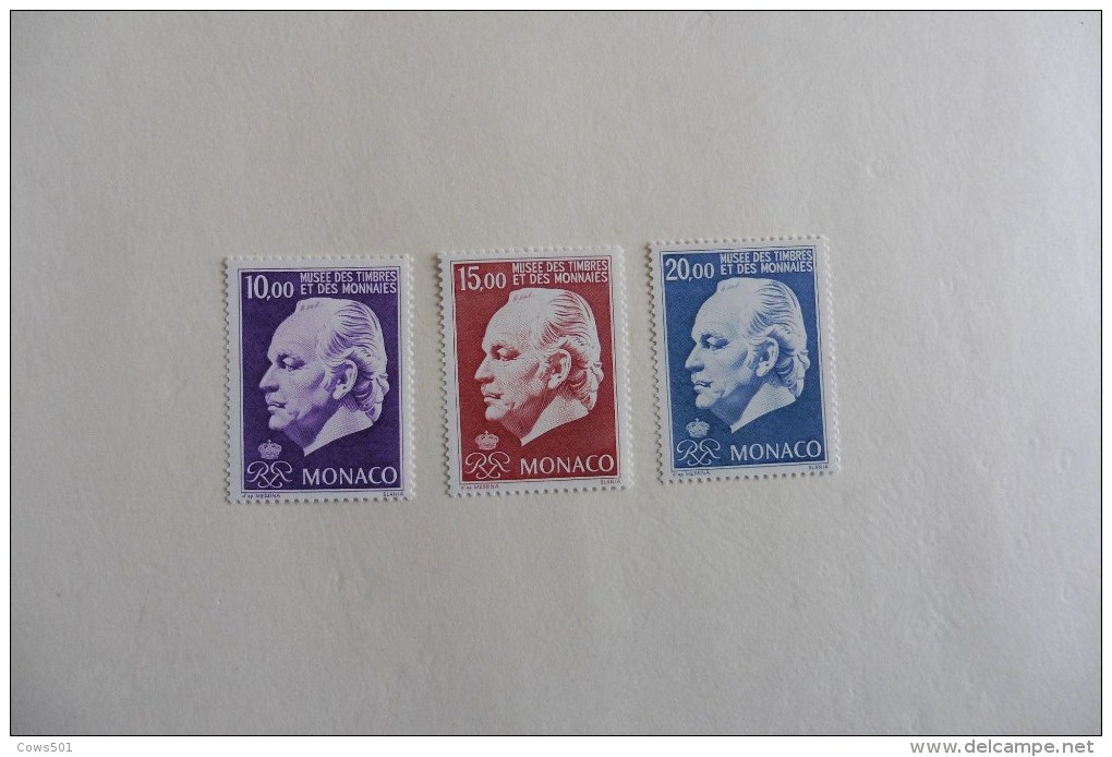 Monaco : 3 Timbres Neufs Portraits - Lots & Serien